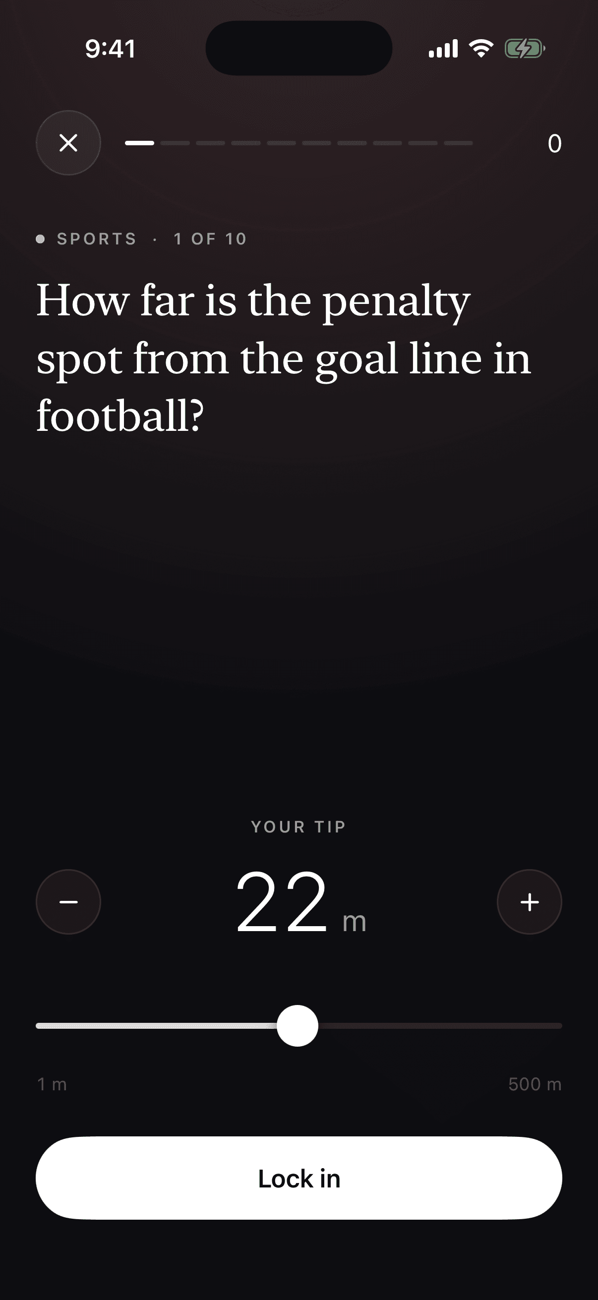 A sports question: how far is the penalty spot from the goal line in football?